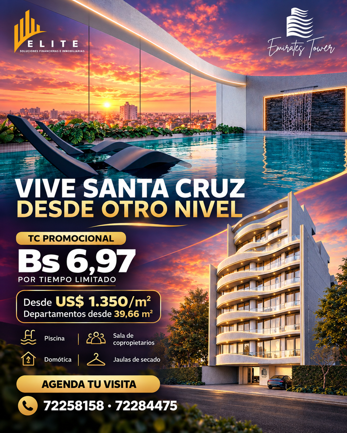 EMIRATES TOWER | VIVE E INVIERTE EN SANTA CRUZ