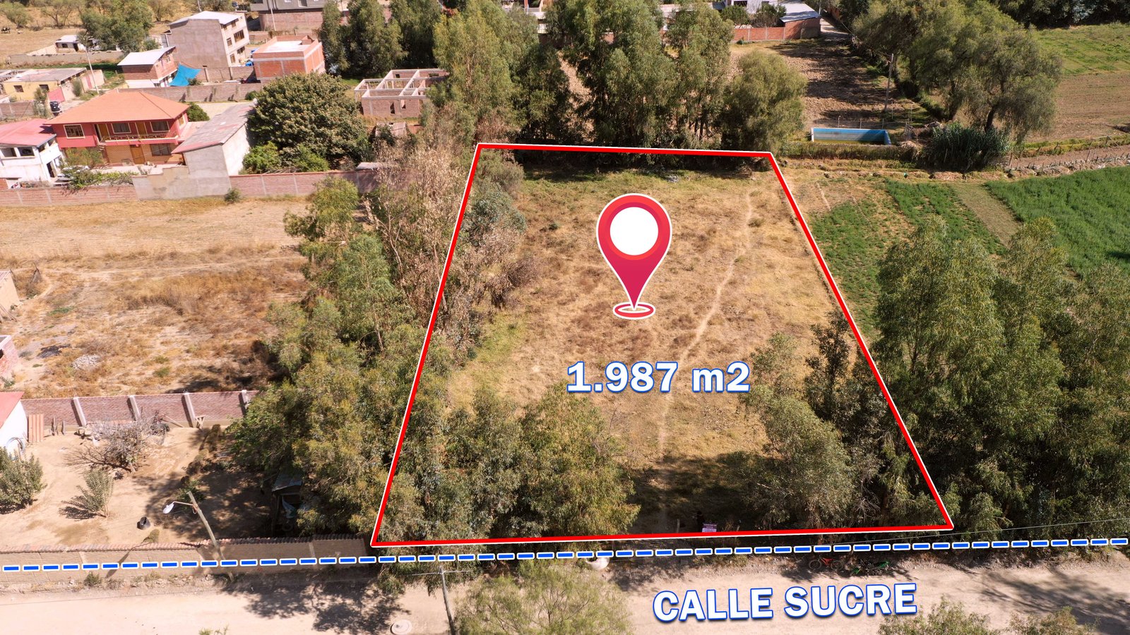 TERRENO AGRÍCOLA DE 1.987 m² EN VENTA - CALLAJCHULLPA COLCAPIRHUA