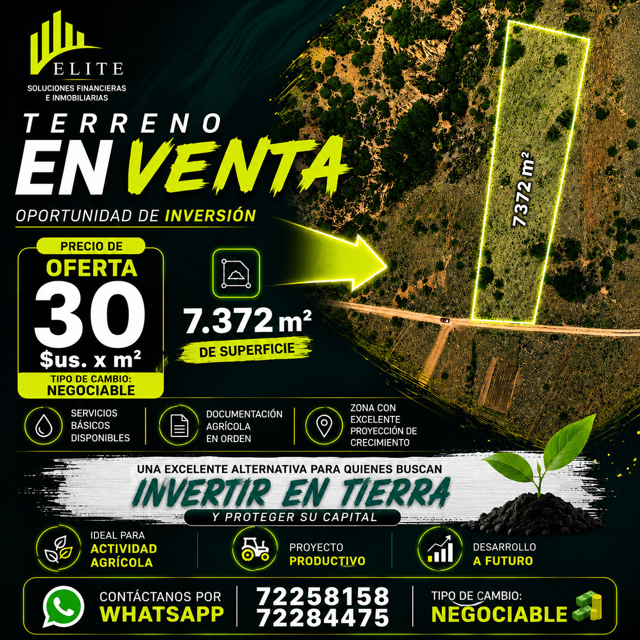 TERRENO EN VENTA – OPORTUNIDAD DE INVERSIÓN